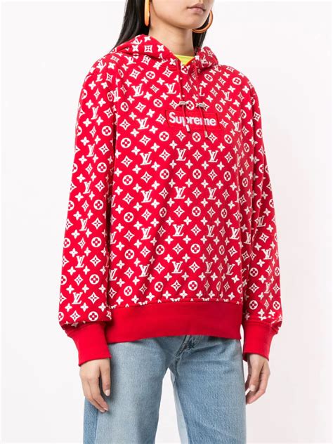 supreme lv pullover|supreme hoodie cost.